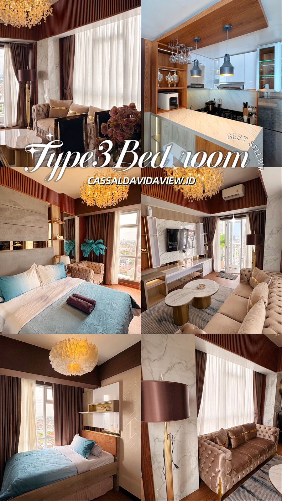 Tipe kamar Deluxe 3 bed